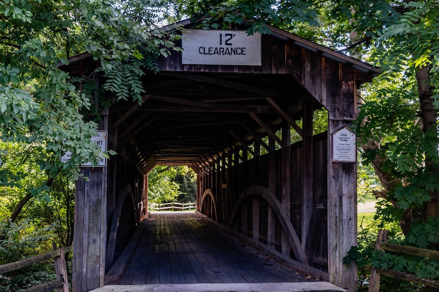 Lehmans Bridge, Juniata County, Pennsylvania, USA