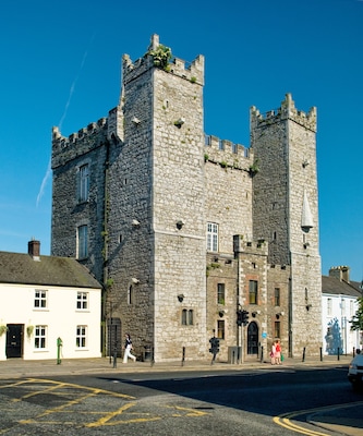 13th C. Anglo-Norman Ardee castle in the main street of the small County Louth town of Ardee, Ireland