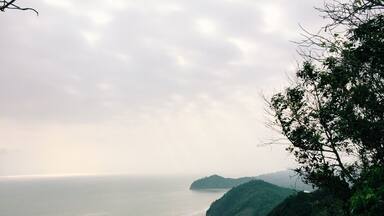 Take a quick hike up this hill and be rewarded with great coastline view. Walk further down pass this point (pic) and enjoy your private beach :)