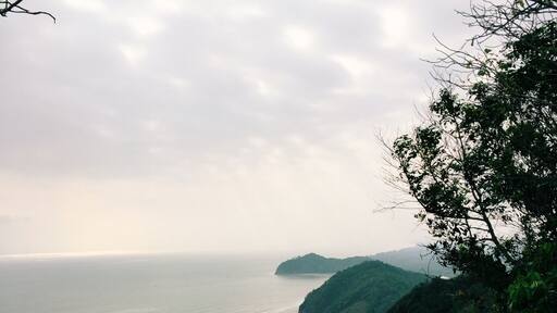 Take a quick hike up this hill and be rewarded with great coastline view. Walk further down pass this point (pic) and enjoy your private beach :)