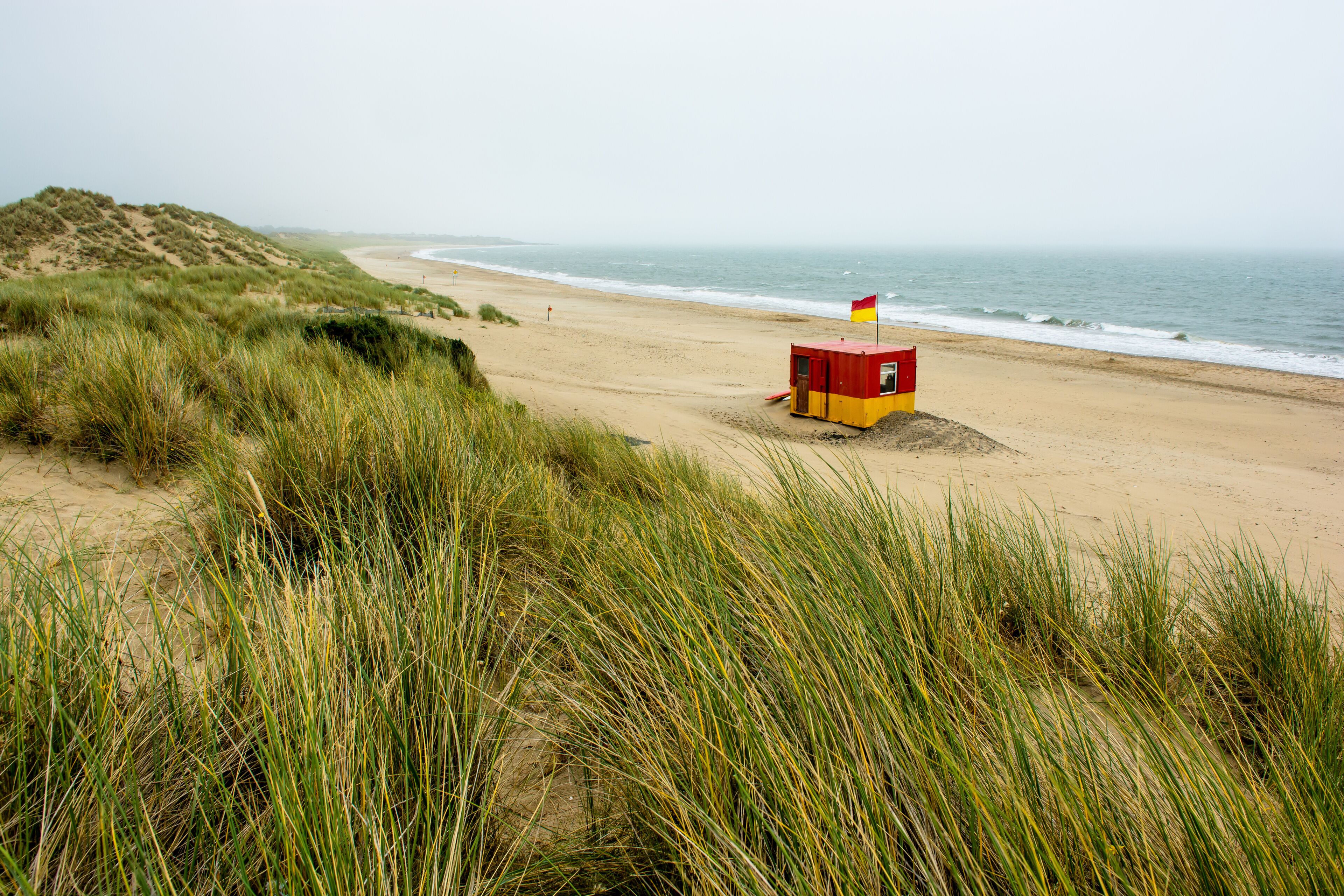 Rettungsschwimmer Station bei Brittas Bay in Irland