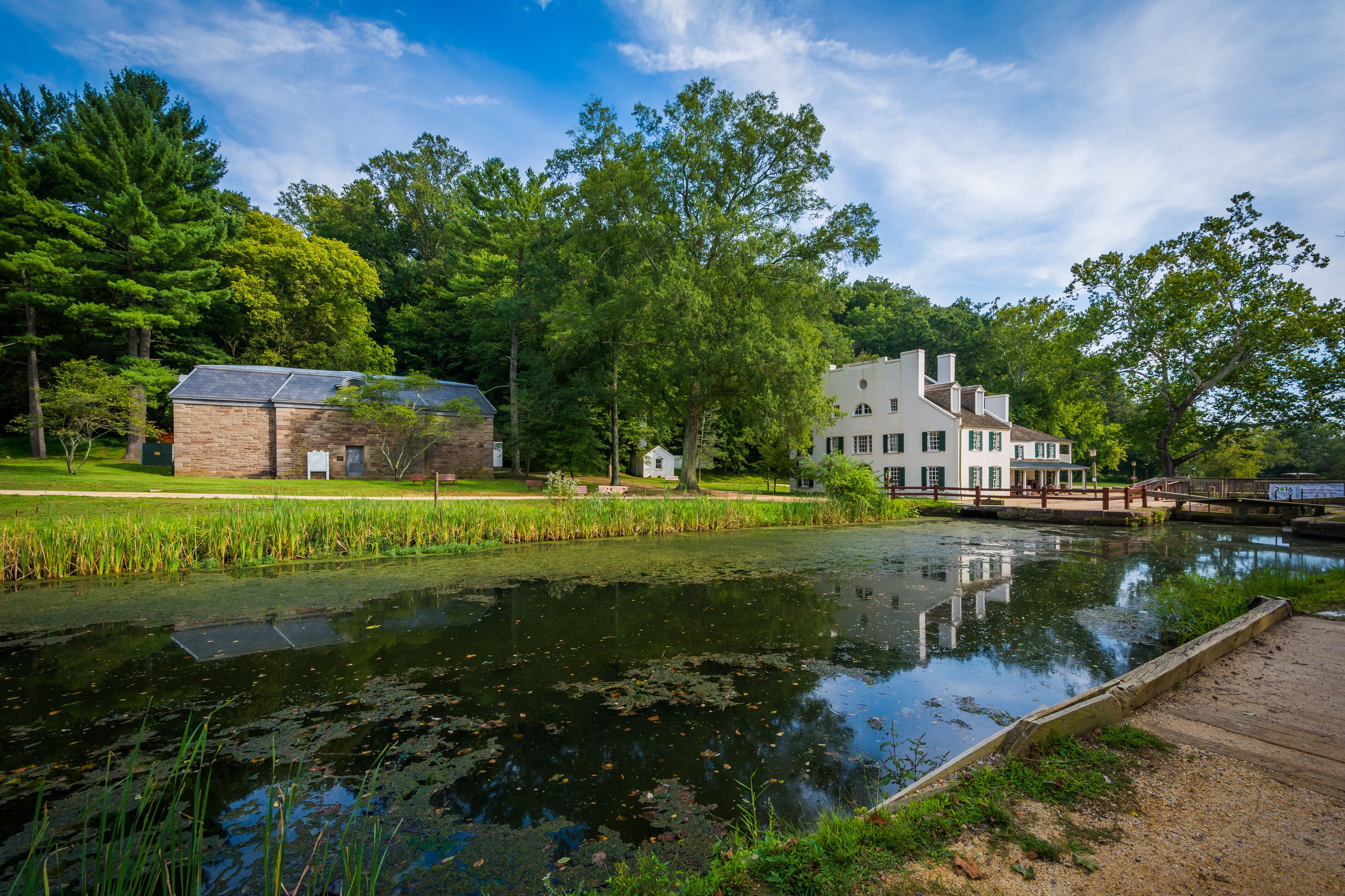 The C & O Canal, at Chesapeake & Ohio Canal National Historical Park, Maryland.