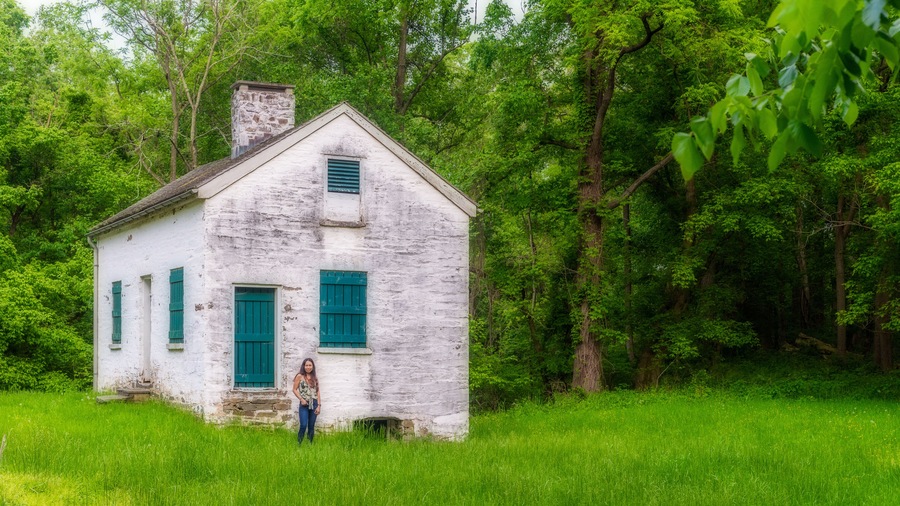 Lock keepers house on the Chesapeake and Ohio Canal