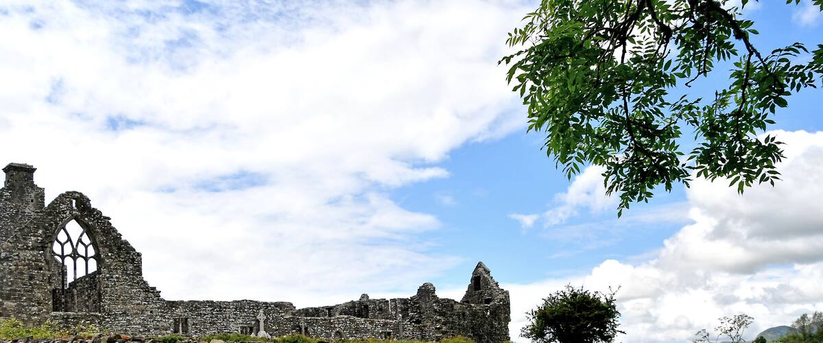 Built in the 1500s and remained in use until the mid 1800s. It was interesting to be able to walk among the ruins.