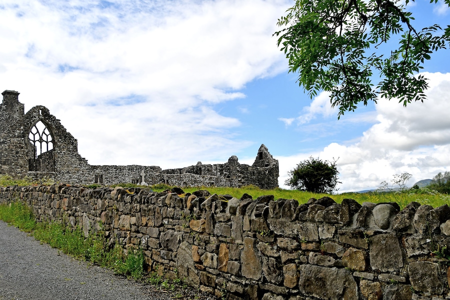 Built in the 1500s and remained in use until the mid 1800s. It was interesting to be able to walk among the ruins.
