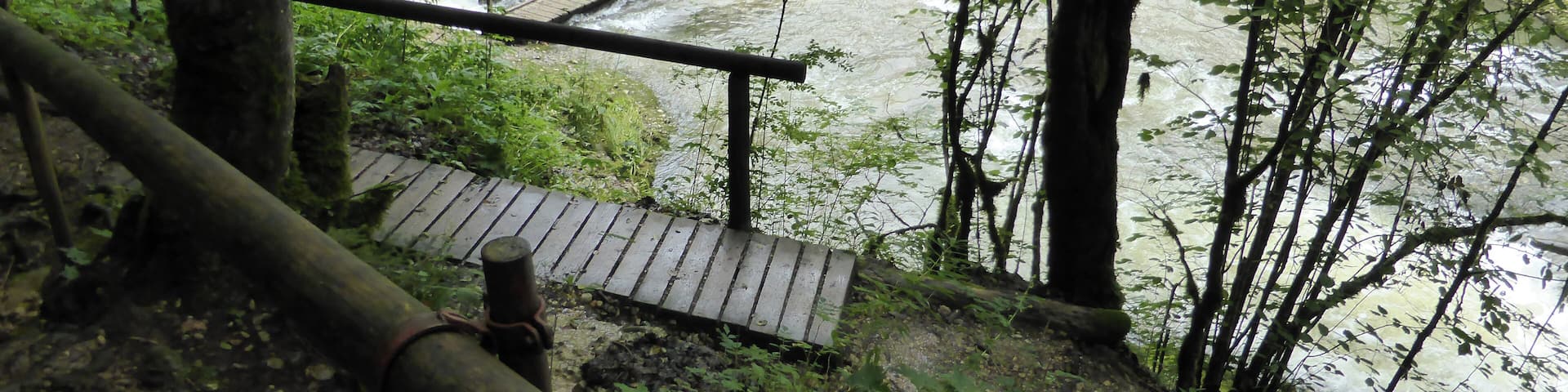 Der Eistobel zwischen der Ortschaft Schüttentobel und der Argentobelbrücke im Westallgäu.