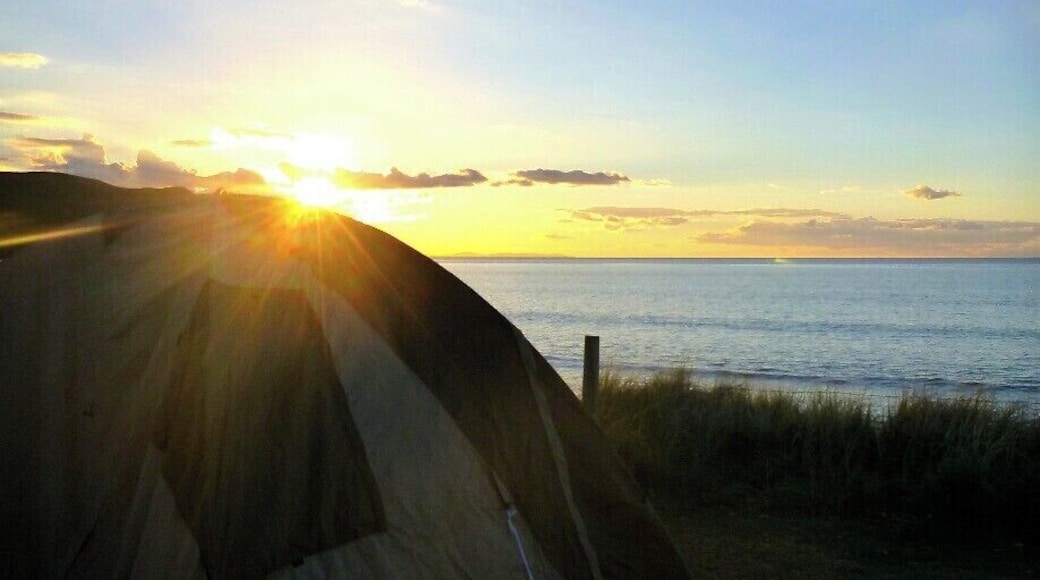 This campground is located allll the way at the top of the Coromandel via a single lane gravel road, but it’s totally worth the bumpy ride.
Up here, you’ll find camping spots just steps from the beach and solitude (especially in April!). The long stretch of sand is great for a walk and is littered with shorebirds such as the oystercatcher and dotterel. You can also walk to the end of the beach and up the hill for an amazing view of the bay.
Pit toilets and cold showers are available, along with the new addition of barbecues.
I wish we had packed more food so that we could have stayed a few more days, but I’ll definitely be back here.
http://kileetravels.com/camping-in-the-coromandel/
#goldenhour
