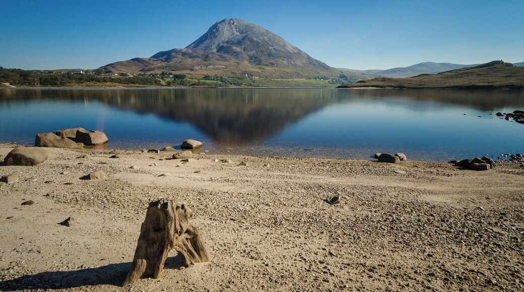 #BvSIreland
Mount Errigal reflections in Dunlewey Lough. I had climbed Mount Errigal earlier in the day and sat on the summit on the 1st October in just a T shirt with not a breath of wind in awesome weather so decided to try for some reflections in the lough and it almost worked!