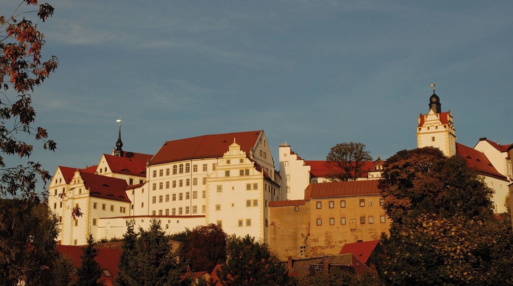Colditz Castle, Saxony, Germany
In the sleepy town of Cloditz, this castle was formerly the WWII prisoner of war camp. Now contains a youth hostel and a museum (guided tours of the castle are available), Roughly half way between Dresden and Leipzig.