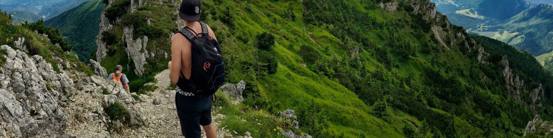 Velky Rozsutec is a mountain situated in the Mala Fatra mountain range in Slovakia. Slovakia's mountains are hikers' paradise as it's a remote country with lots of peaks to explore and admire those amazing views.