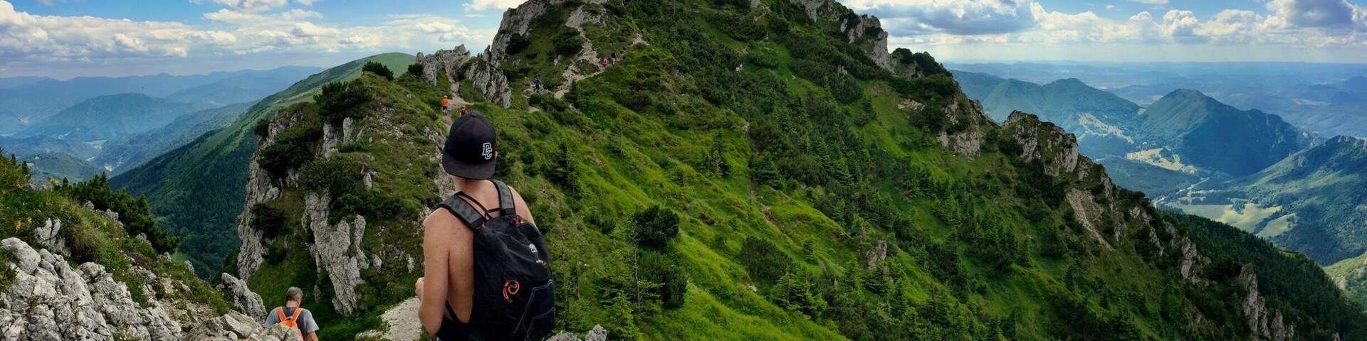 Velky Rozsutec is a mountain situated in the Mala Fatra mountain range in Slovakia. Slovakia's mountains are hikers' paradise as it's a remote country with lots of peaks to explore and admire those amazing views.