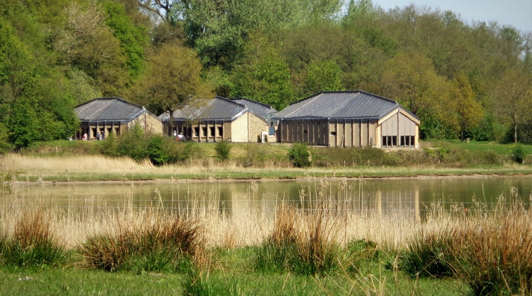 Blick auf das Wikinger-Museum Haithabu, das nach umfangreichen Instandsetzungsarbeiten im Mai 2018 wiedereröffnet wurde.
