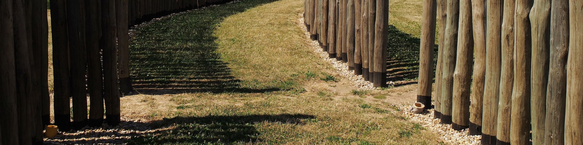 Detail of Goseck Circle (prehistoric solar observatory)
