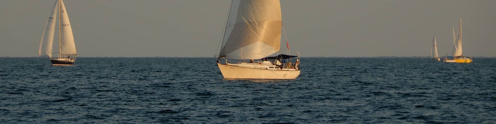 When sailing on Lake Erie is taking you to paradise !