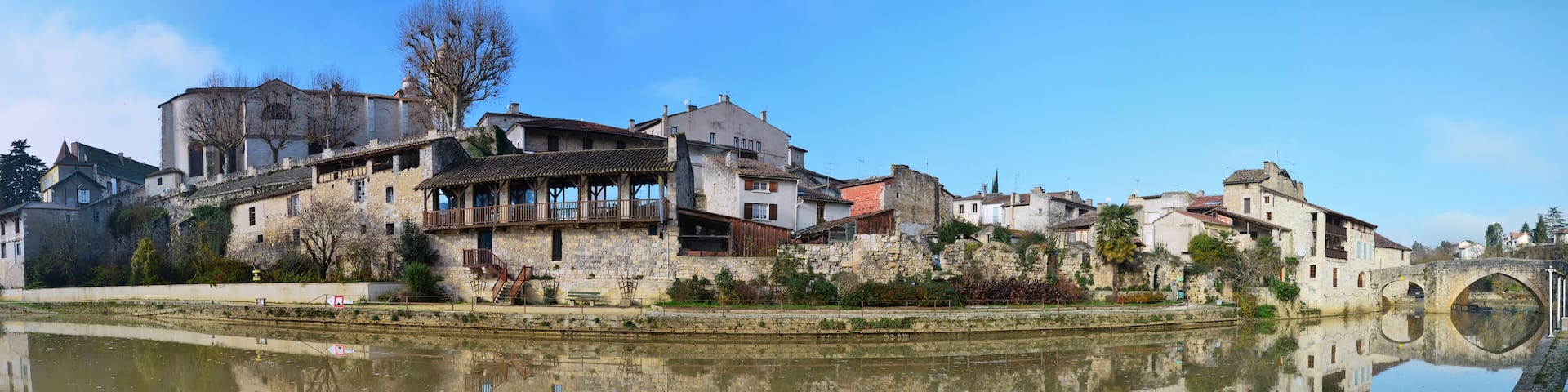 The ancient French town Nerac