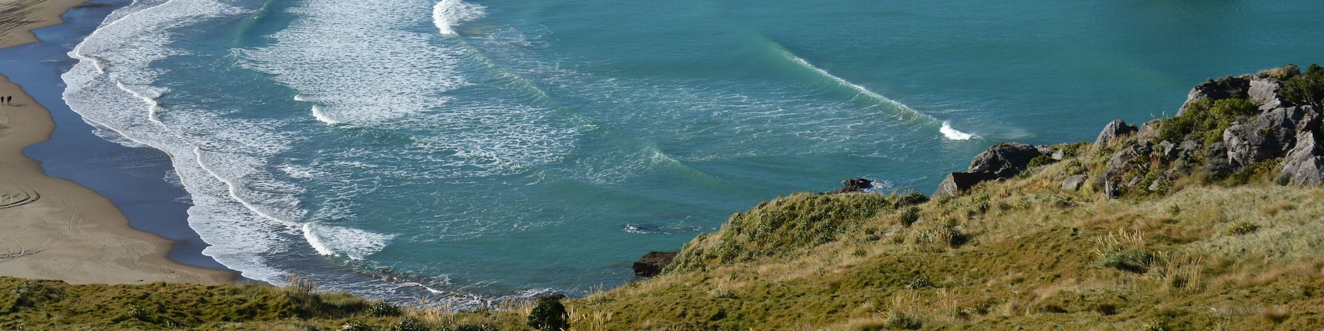 beautiful un-spoilt area at Castlepoint in the Wairarapa