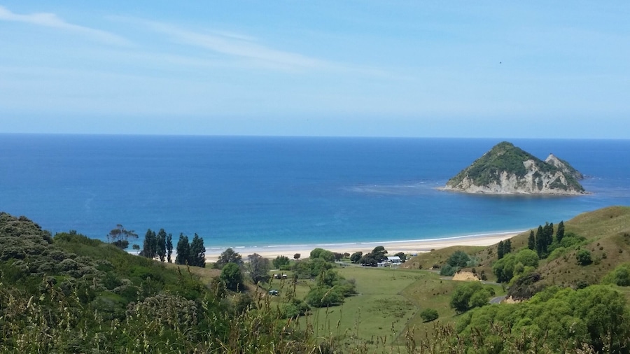 Camp spot on the beach in The east cape
