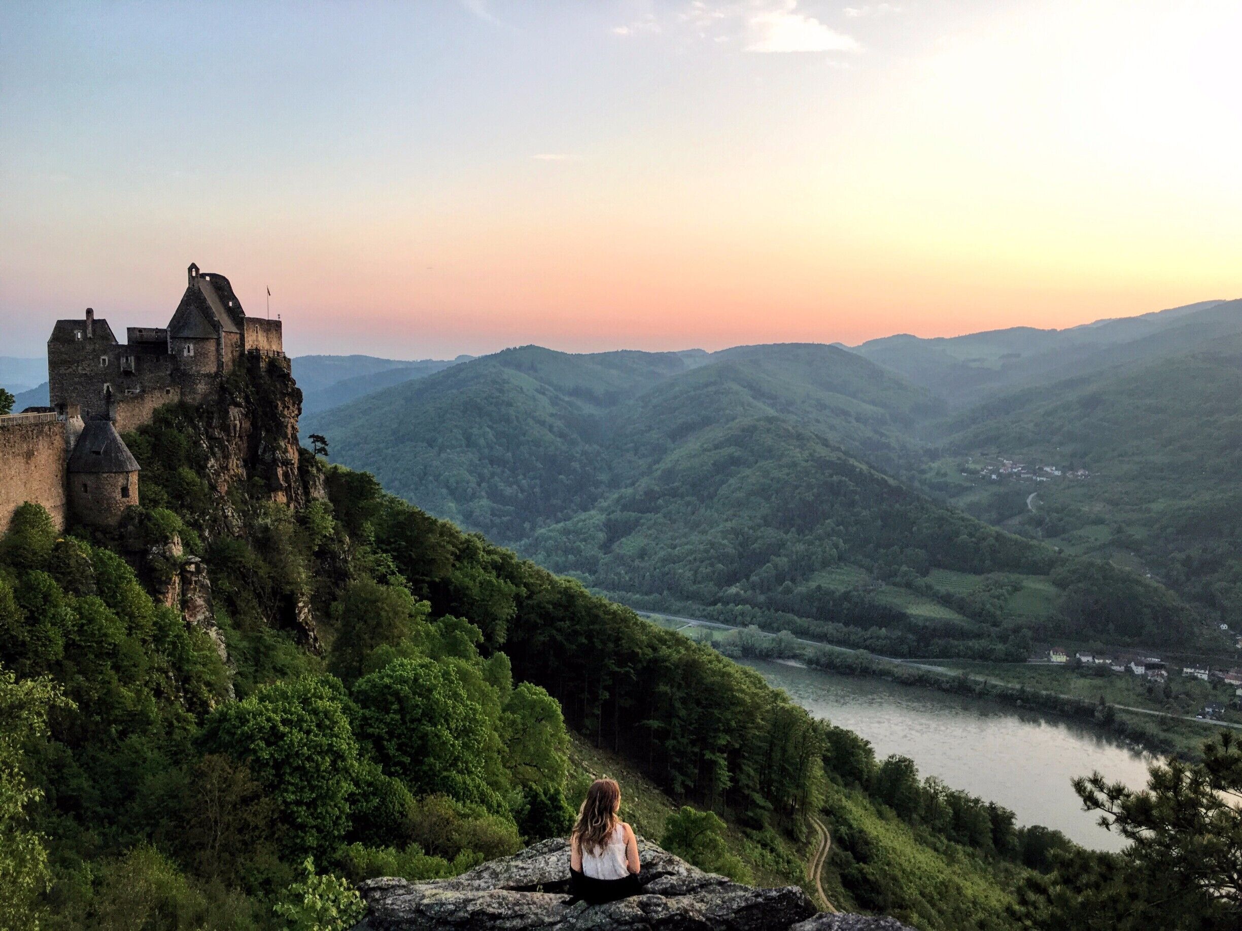 A perfect place to enjoy a sunset in Austria. 