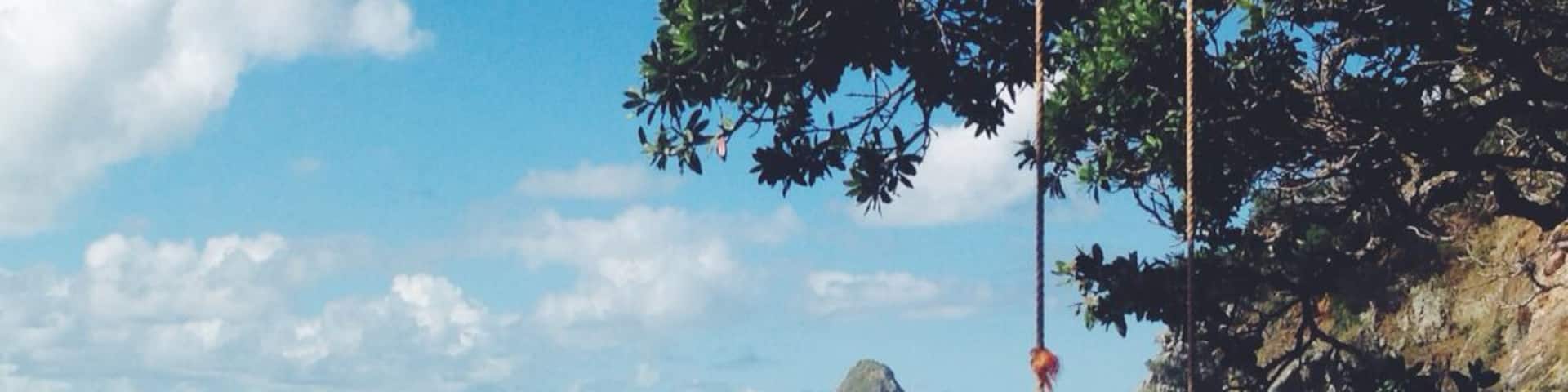 Take a swing. You'll probably be alone here anyways.