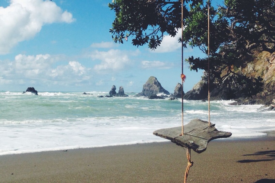 Take a swing. You'll probably be alone here anyways.