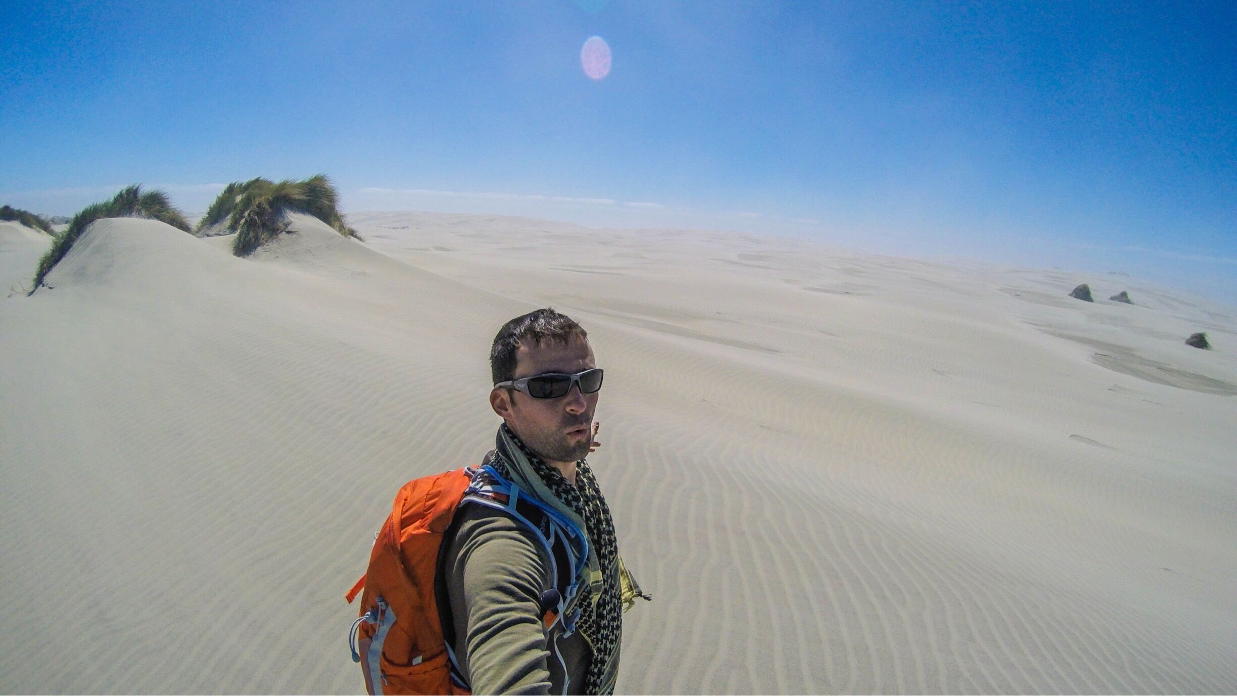 Take a step into another world on this patch of sand dunes at the top of New Zealand's South Island.