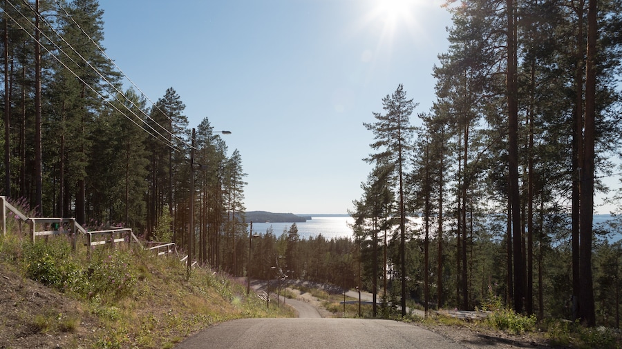 Famous wall at Kontilahti biathlon stadium