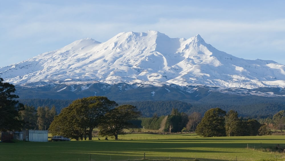 Mount Ruapehu from Ohakune; Shutterstock ID 3963082; Purchase Order: -