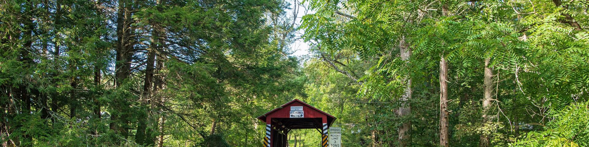 Jud Christian Covered Bridge in Columbia County, Pennsylvania