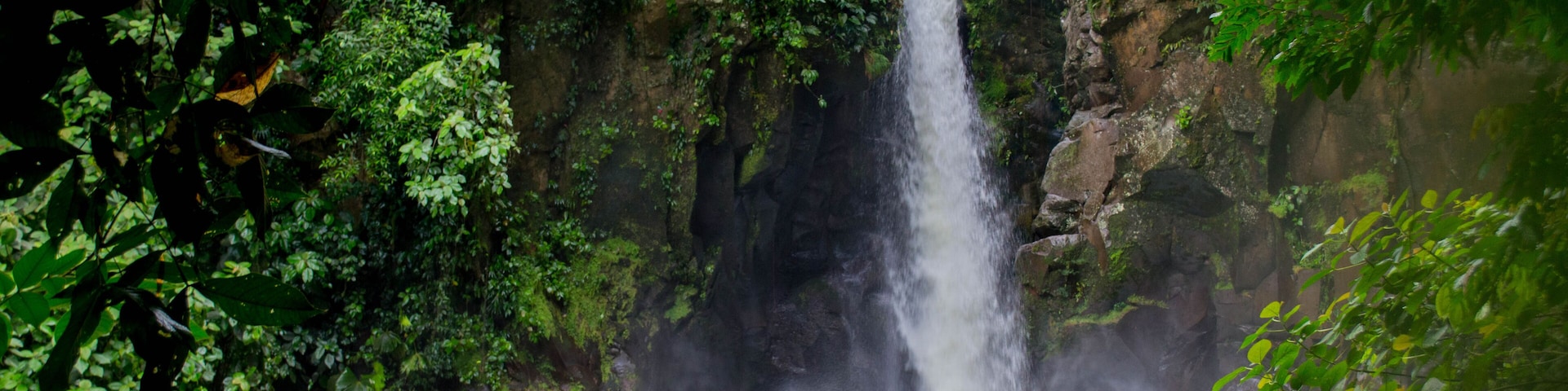 Hidden waterfall in the jungles of Costa Rica. "Waterfall las Golondrinas" in Guacimo, Costa Rica. "Catarata las Golondrinas" in Guacimo, Costa Rica.