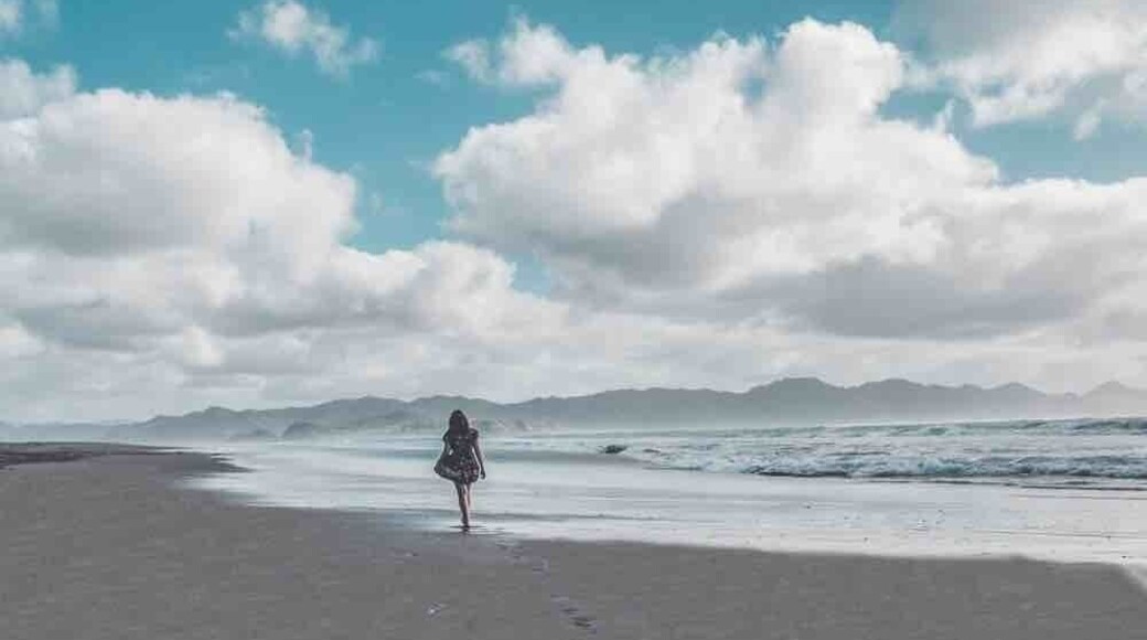 Come down at low tide and dig a pool on the tide line for a relaxing bath