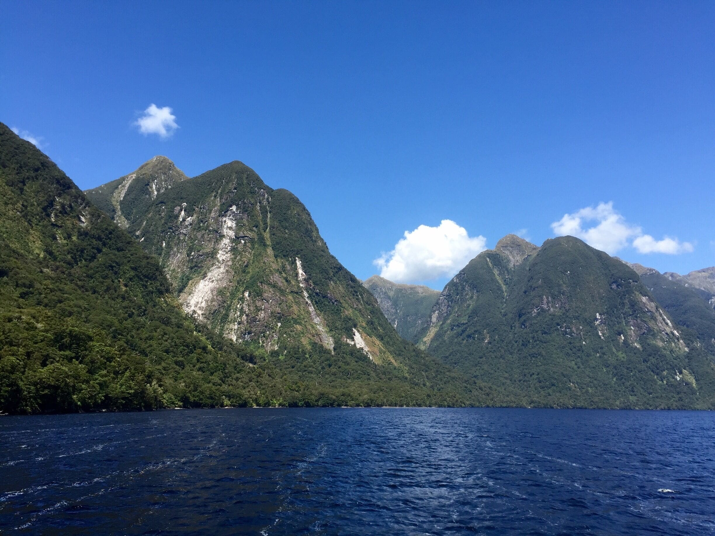 Doubtful Sound is spectacular! We lucked out with a sunny day, however it supposed to be even more magical when it rains with hundreds of small waterfalls everywhere. So regardless of weather, don't miss Doubtful Sound! 

#blue
