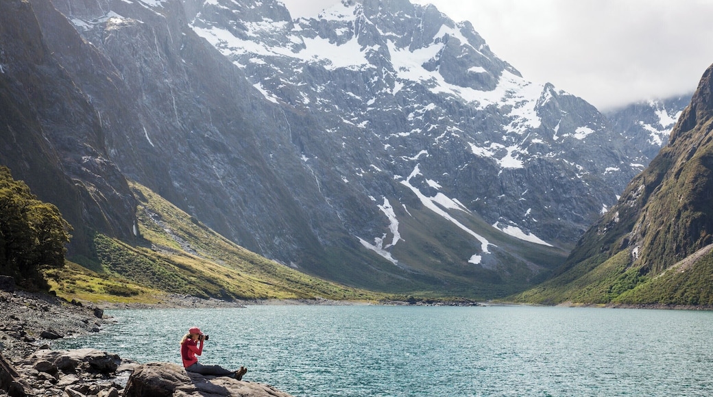 Lake Marian is one of my favorite day hikes in Fiordland. It's a bit of a slog for a few hours but the views at the top are worth it!