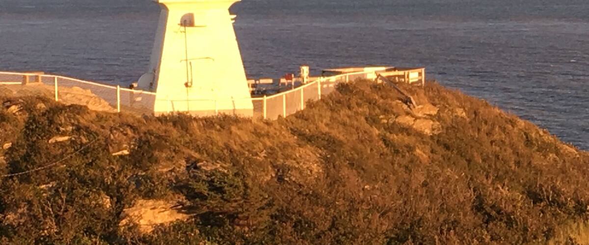 Awesome sunset over Cape Enrage Lighthouse while spending time at the beach, hiking, and dining.