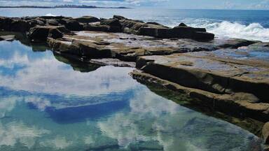 The Blue Pool in Angourie, NSW Australia #beach