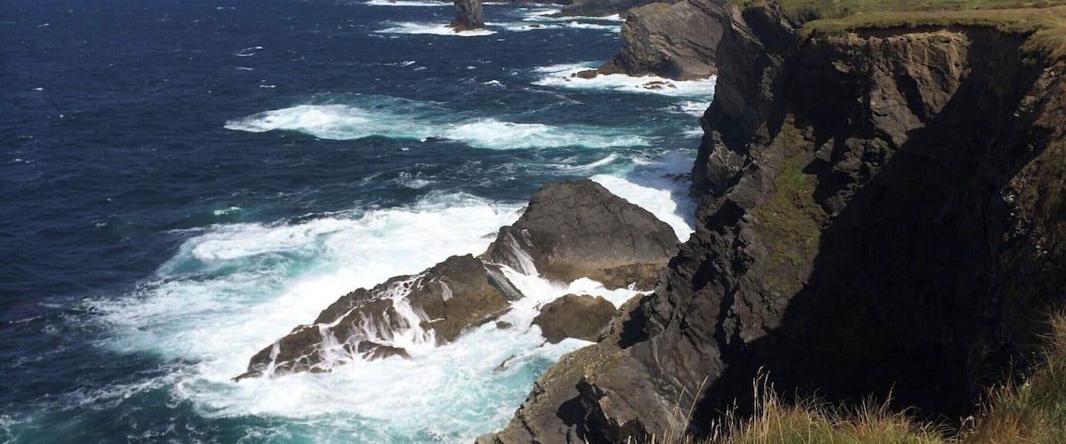 If it's wild coastlines you like, then travel to west Clare. The cliffs here are just waiting to be explored.