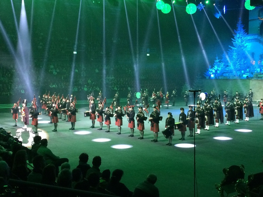 Christmas Tattoo in Basel
Christmas Tattoo is a military-band musical show with guests from Scotland, Russia, Lettland and many more.