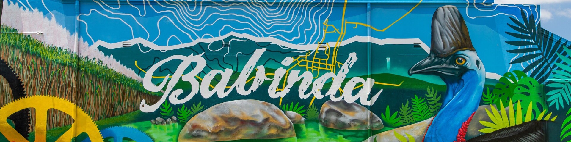 Babinda showing outdoor art