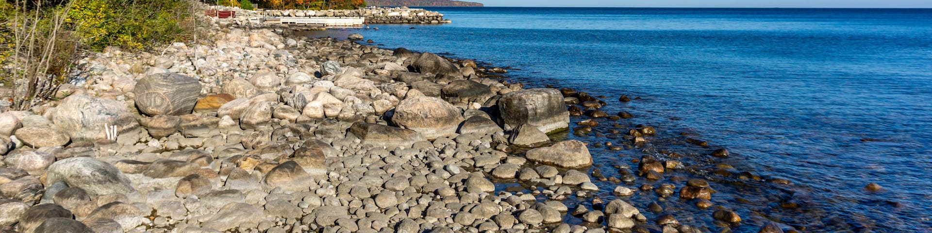 Mark Point Nature park in Georgina lake, Ontario, Canada as seen in October 2024.