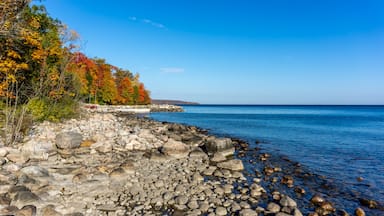 Mark Point Nature park in Georgina lake, Ontario, Canada as seen in October 2024.
