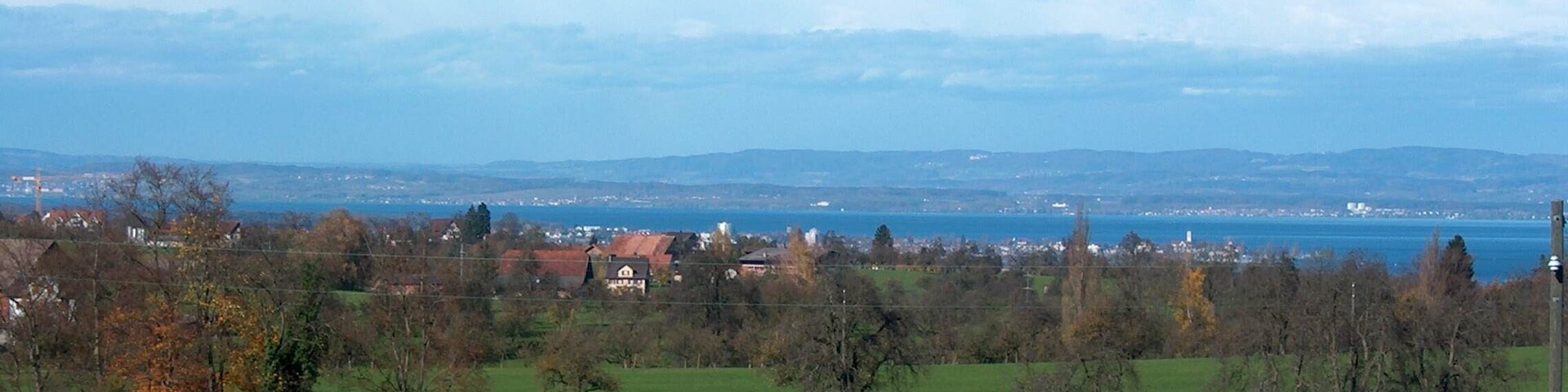 Sicht von Kronbühl auf den Bodensee