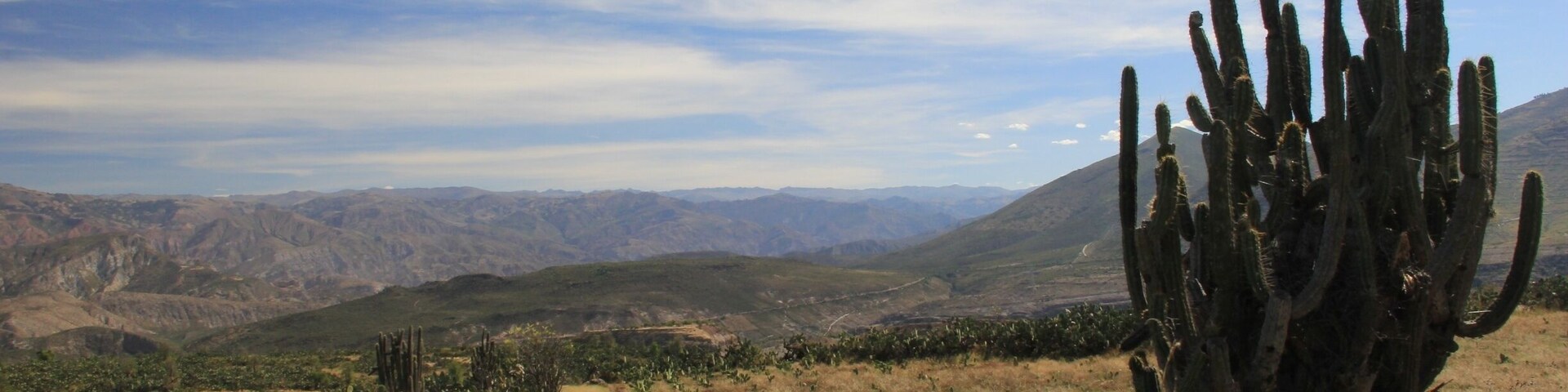 Located 22 kilometres north-east of Ayacucho, on the road to Quinua, the Wari ruins cover some 16 square kilometres in an isolated, elevated location in the middle of the biggest cactus forest I’ve ever seen.
The Wari were an ancient civilisation who flourished between 600 AD and 1100 AD, long before the Incas arrived. Their empire extended north beyond Chiclayo and south as far as Lake Titicaca (that’s the majority of the length of the entire country), with its capital on the pampa above Ayacucho. Once home to some 50,000 people, there is now possibly the same number of cactus plants in their place.
A fantastic place if you love cacti, nature, ruins, and isolation :-)