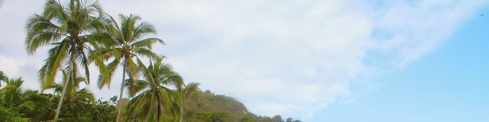 Most of the walking we did the day after arriving was through the beaches... That was great because we saw so much beauty!! Entering the Tayrona #NationalPark is a crazy 2 hour experience through deep tropical forest (Pictures of it in my profile soon) so after that you want to see no more tree- don't get me wrong the walk through the forest is also amazing, but I'm a beach guy- so you walk on the beach and it's fantastic! lol
