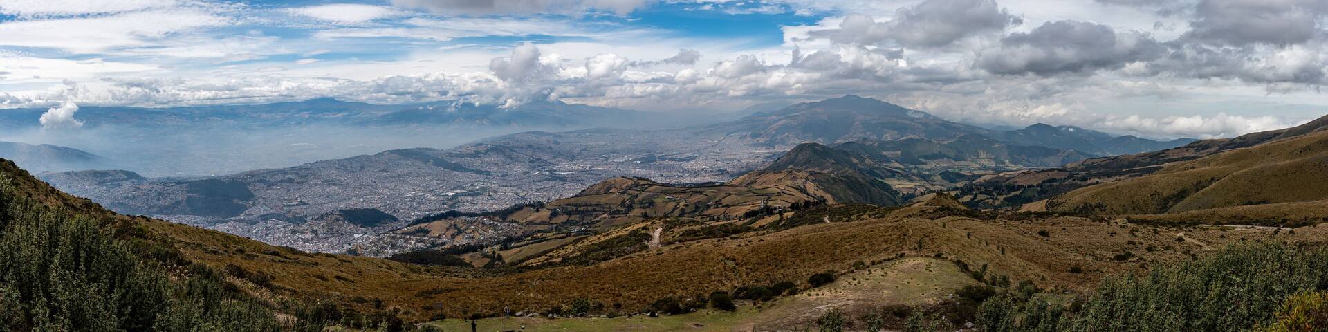 Quito from the Pichincha volcano