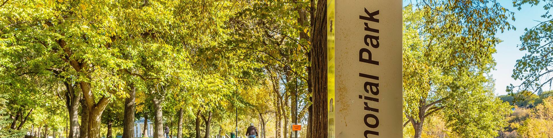 Kiwanis Memorial Park in the city of Saskatoon, Canada