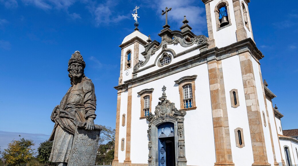 Prophets by Brazilian Sculptor, Aleijadinho. UNESCO World Heritage Site. Congonhas do Campo, Minas Gerais, Brazil