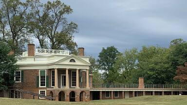 The property is beautiful! The entire insides of the house were burned at one point after his family sold the property. It was rebuilt inside when someone purchased it but once it was turned into a historical landmark, renovations began to take it back to it original interior. They are following the original plans that Thomas Jefferson created with the help of actual letters that were written to Jefferson’s head contractor at the time the house was being built. It’s going to be beautiful! Sad it’s not the original interior. But has a very interesting story! It $13/pp to tour but worth it!