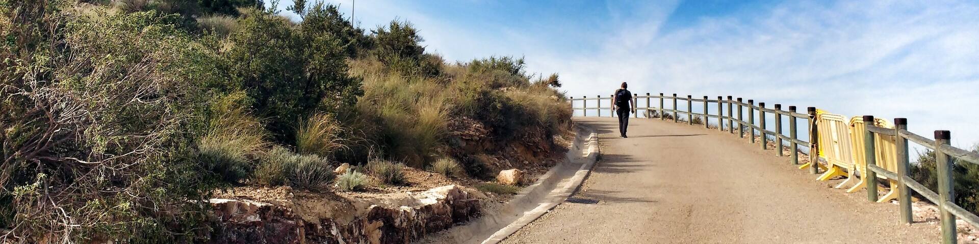 Santa Elena tower in La Azohia village