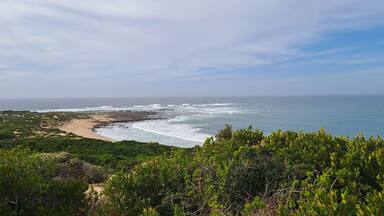 Skulpiesbaai Nature Reserve view from lookout point
in Still Bay South Africa
