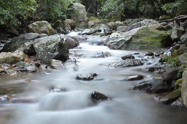 Water just keep flowing and flowing!