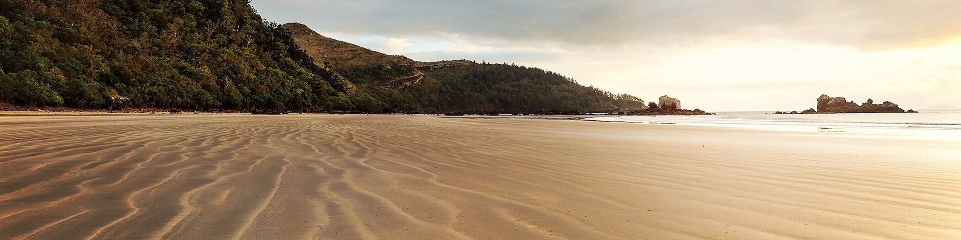 Cape Hillsborough a small seaside beach North of Mackay, QLD. A great spot to visit and if you go at sunrise you will see the local wallabies and kangaroos!